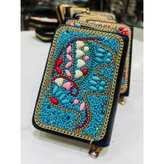 Neela Haathi - Boho Charm Card Holder