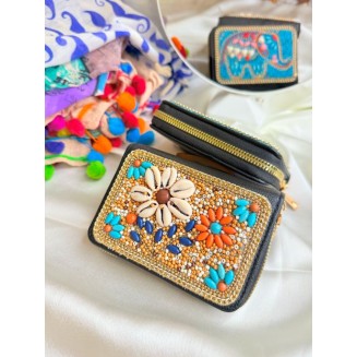 Phool aur Kaante - Boho Charm Card Holder