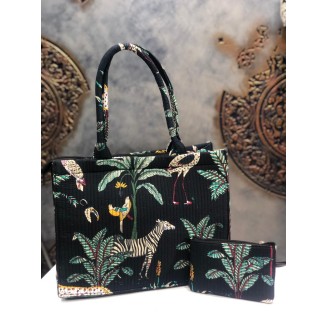 The jungle Chic Tote - Nisha