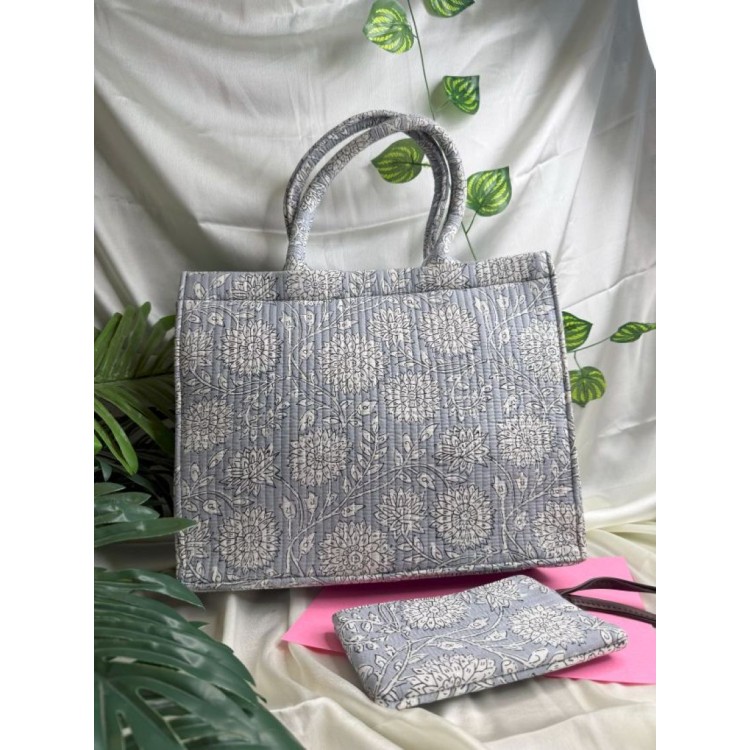 The Quilted Box Tote - Tarang