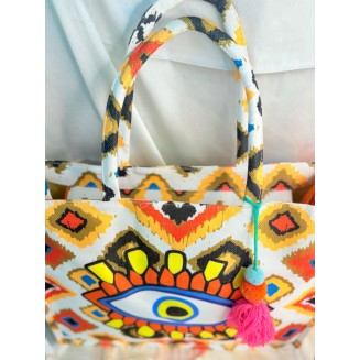 Qismet Tote - Blazing Eye