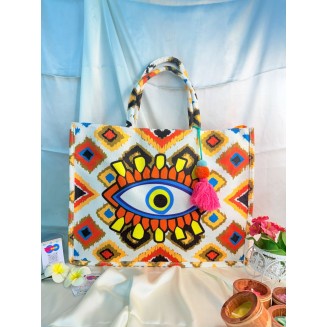 Qismet Tote - Blazing Eye