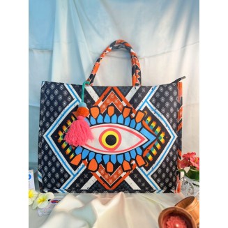 Qismet Tote - Cobalt Vigil