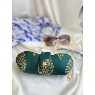 Shades Cover - Green Brocade