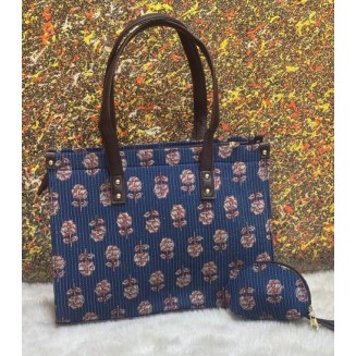 The Aabroo Tote - Gul Block