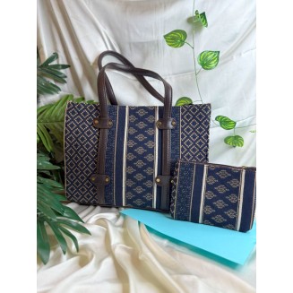 The Eclat Tote - Indigo Loom