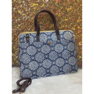 The Laptop Bag - Blue Azrak