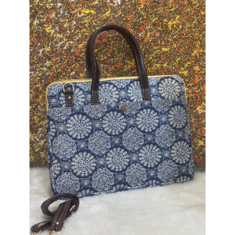 The Laptop Bag - Blue Azrak