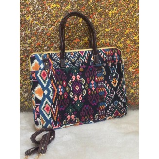 The Laptop Bag - Ikkat
