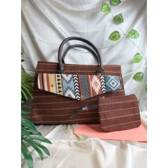 The Plush Tote - Brick