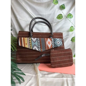 The Plush Tote - Brick