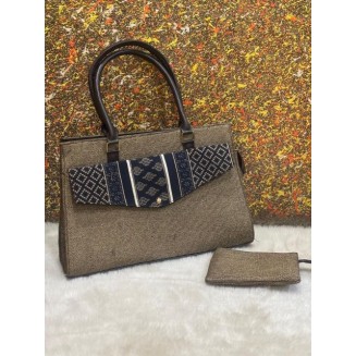 The Plush Tote - Indigo Loom