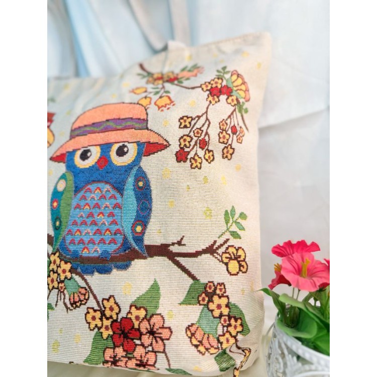 The Owl Pest Tote - Ivory