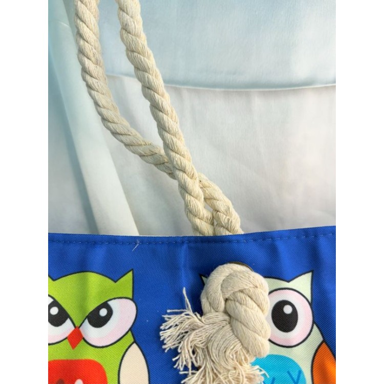 The Owl Pest Tote - Vibrant Hoot