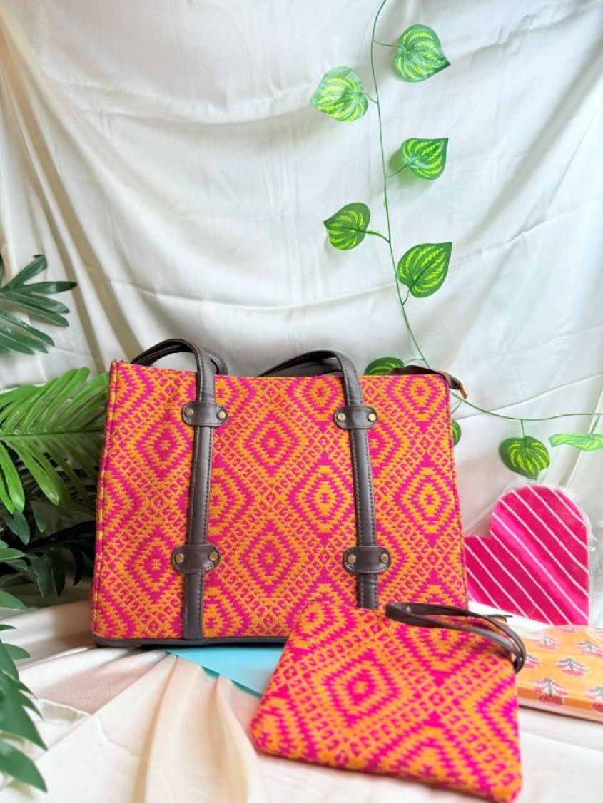 Handcrafted tote bag
