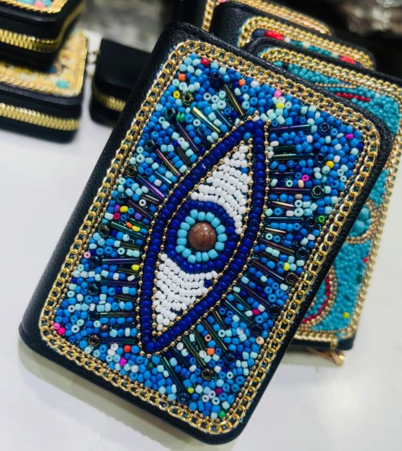 Neeli Aankh - Boho Charm Card Holder