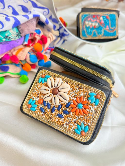 Phool aur Kaante - Boho Charm Card Holder