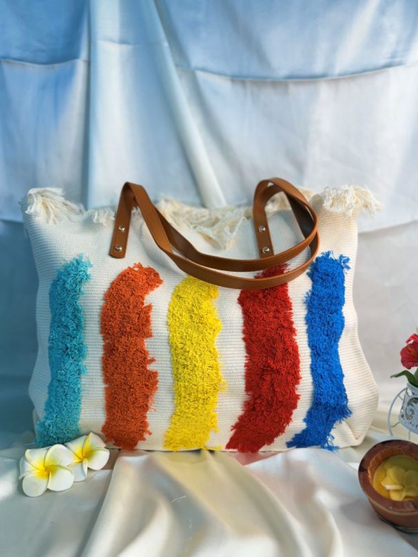 Loom & Bloom Tote - Vertical
