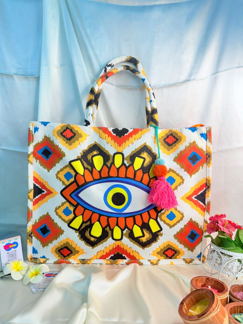Qismet Tote - Blazing Eye