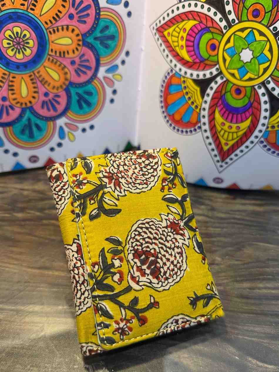 Slim Fold Wallet - Mustard Mist