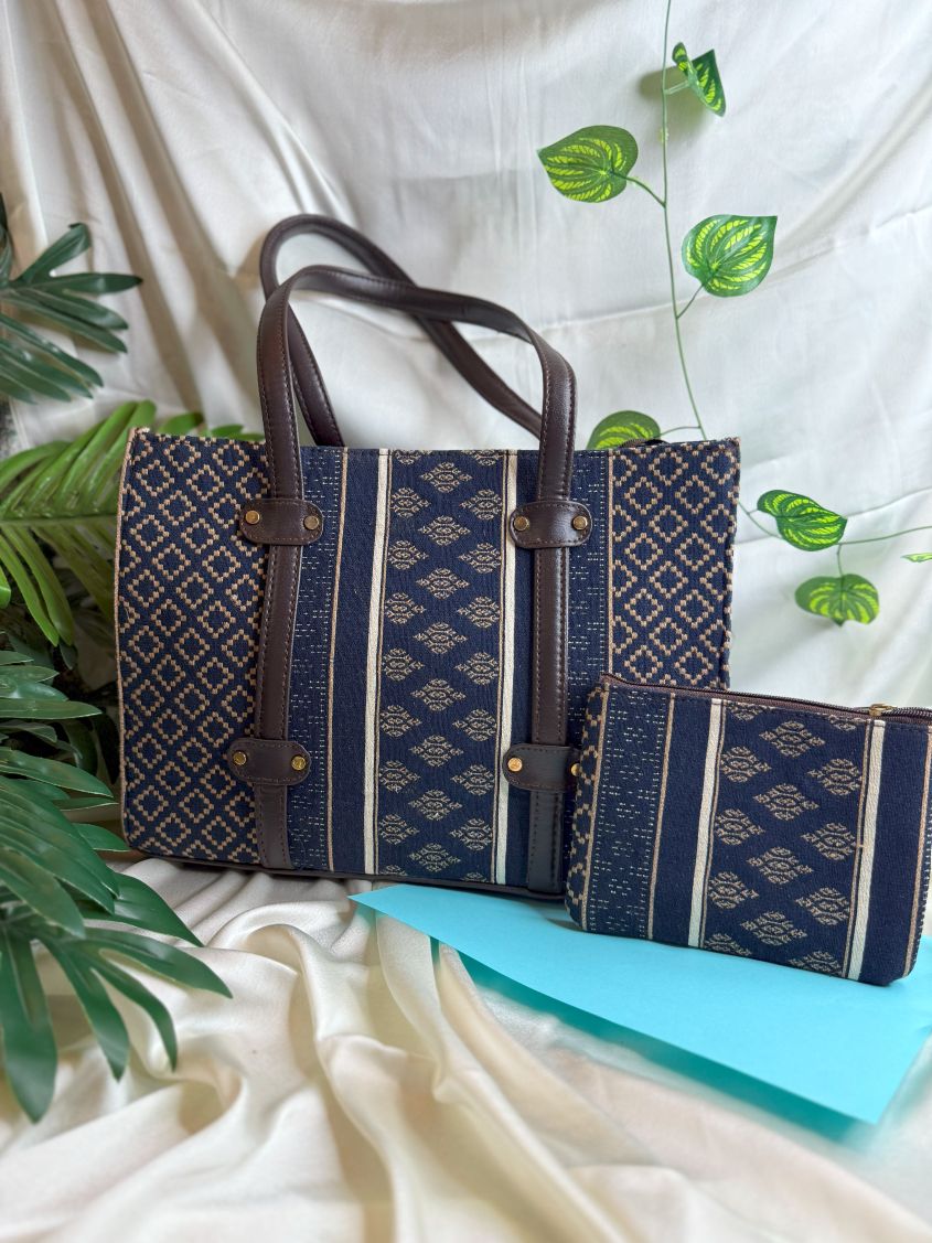 The Eclat Tote - Indigo Loom