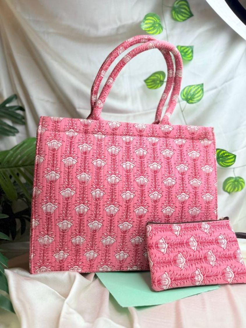 The Quilted Box Tote - Kamal