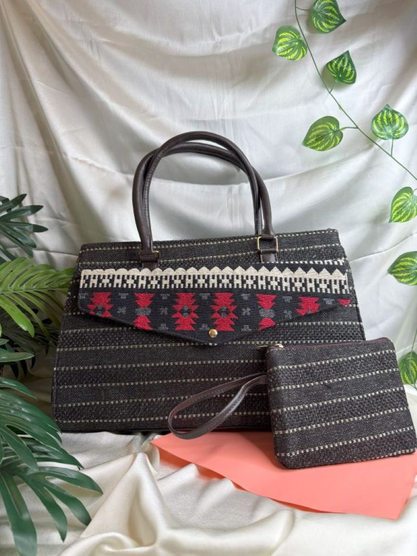 The Plush Tote - Gravel