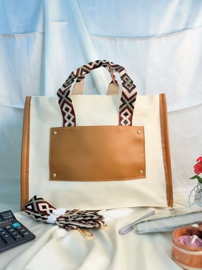 The Tatva Tote - Linen